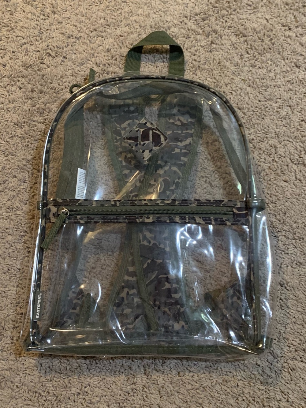 Eastport Clear and Camouflage Backpack